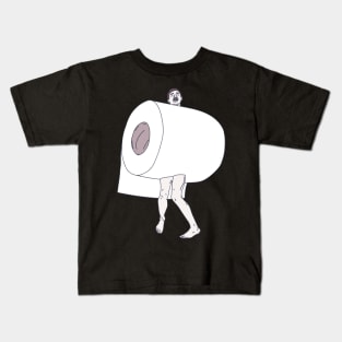 Toilet Paper Apocalypse - Loo Paper Monster Kids T-Shirt